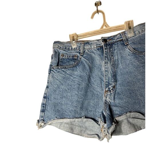 Vintage Tommy Hilfiger 90’s/Y2K High‎ Rise Jean Shorts Size 13/14 - Picture 3 of 9